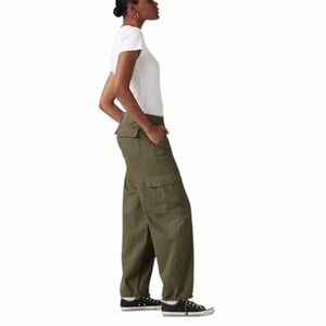 Levi's '94 Baggy Cargo Pants New Women's Sz 26 x 32 Khaki Green Utility Skater